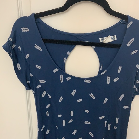 2/$25 Billabong Feather Printed Dress - Picture 2 of 5